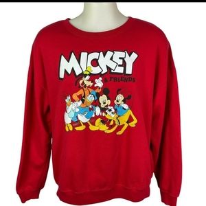 Disney Mickey & Friends Sweatshirt Size  M